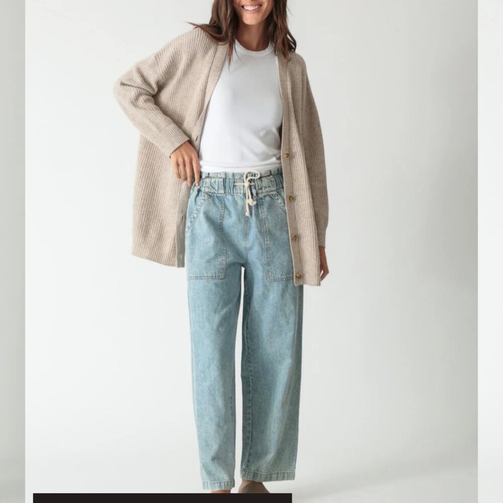Electric & Rose Everyday Cardigan in Oatmeal Heather
